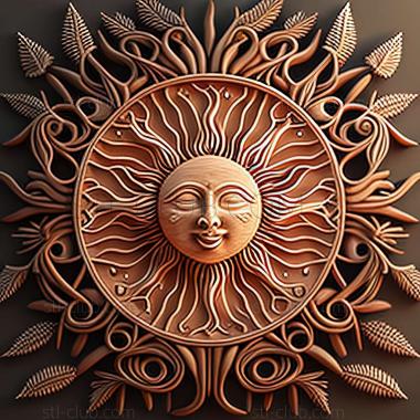 3D model sun (STL)